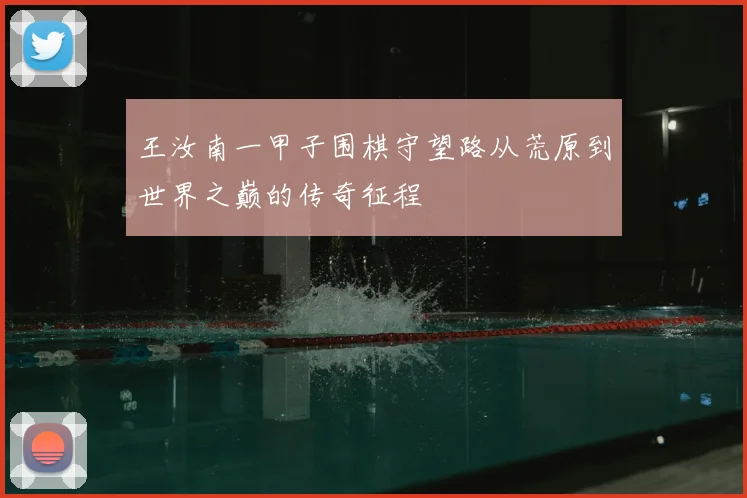 王汝南一甲子围棋守望路从荒原到世界之巅的传奇征程